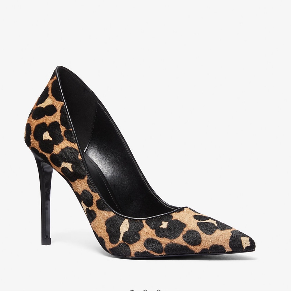 Micheal Kors KEKE pump calf hair design.